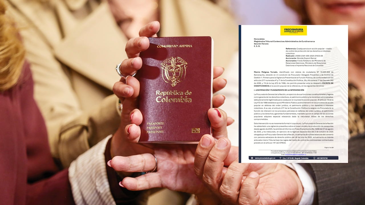 Procuraduría pide suspensión inmediata del convenio de pasaportes.
