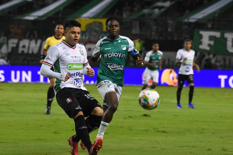 Imagen del partido entre Deportivo Cali y Once Caldas por la fecha 10 del primer semestre de la Liga Colombiana 2026.
