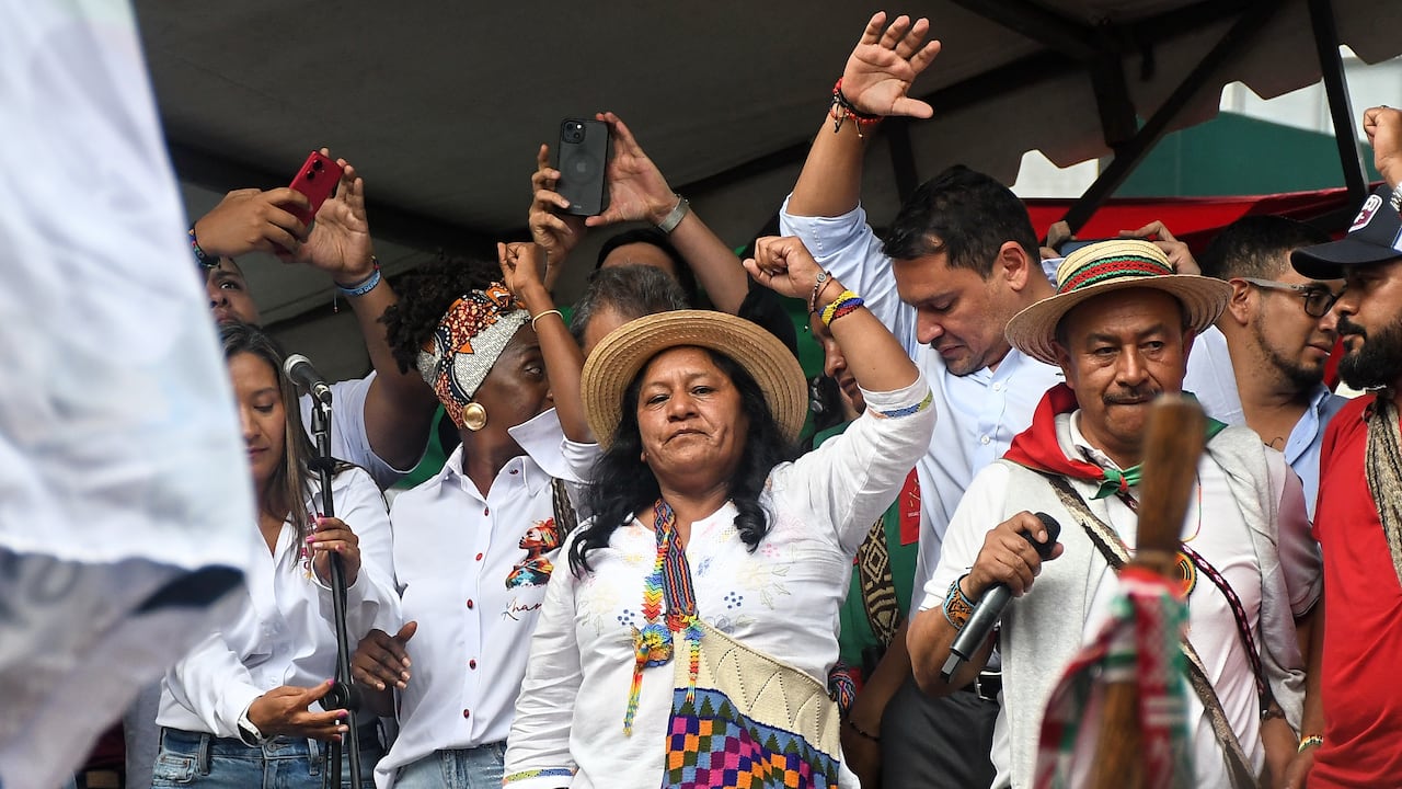 La candidata a la Vicepresidencia Aida Quilcué aseguró que su paso por Cali busca tender puentes con distintos sectores sociales.