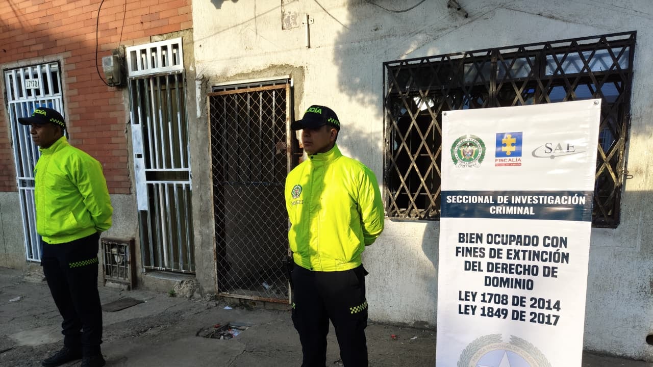 Extinción de dominio para bienes que estaban siendo usados para el expendio de drogas por parte de la banda ‘Los Ls’