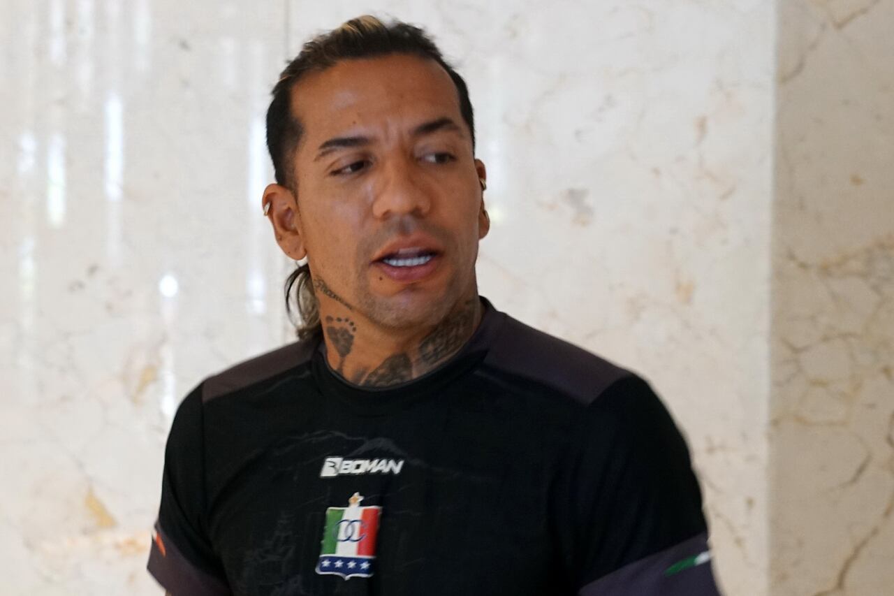 Dayro Mauricio Moreno Galindo delantero de la Selección Colombia y del Once Caldas, está en Cali para enfrentar esta noche al América de Cali. Exclusivo para El País. Foto Jorge Orozco.