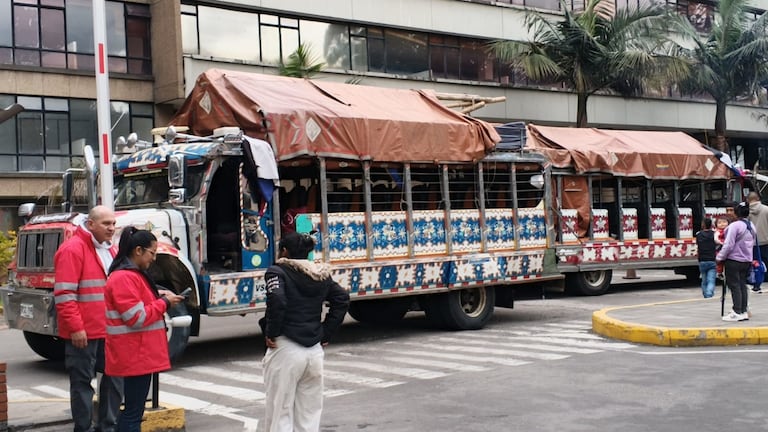 Indígenas Misak en Bogotá