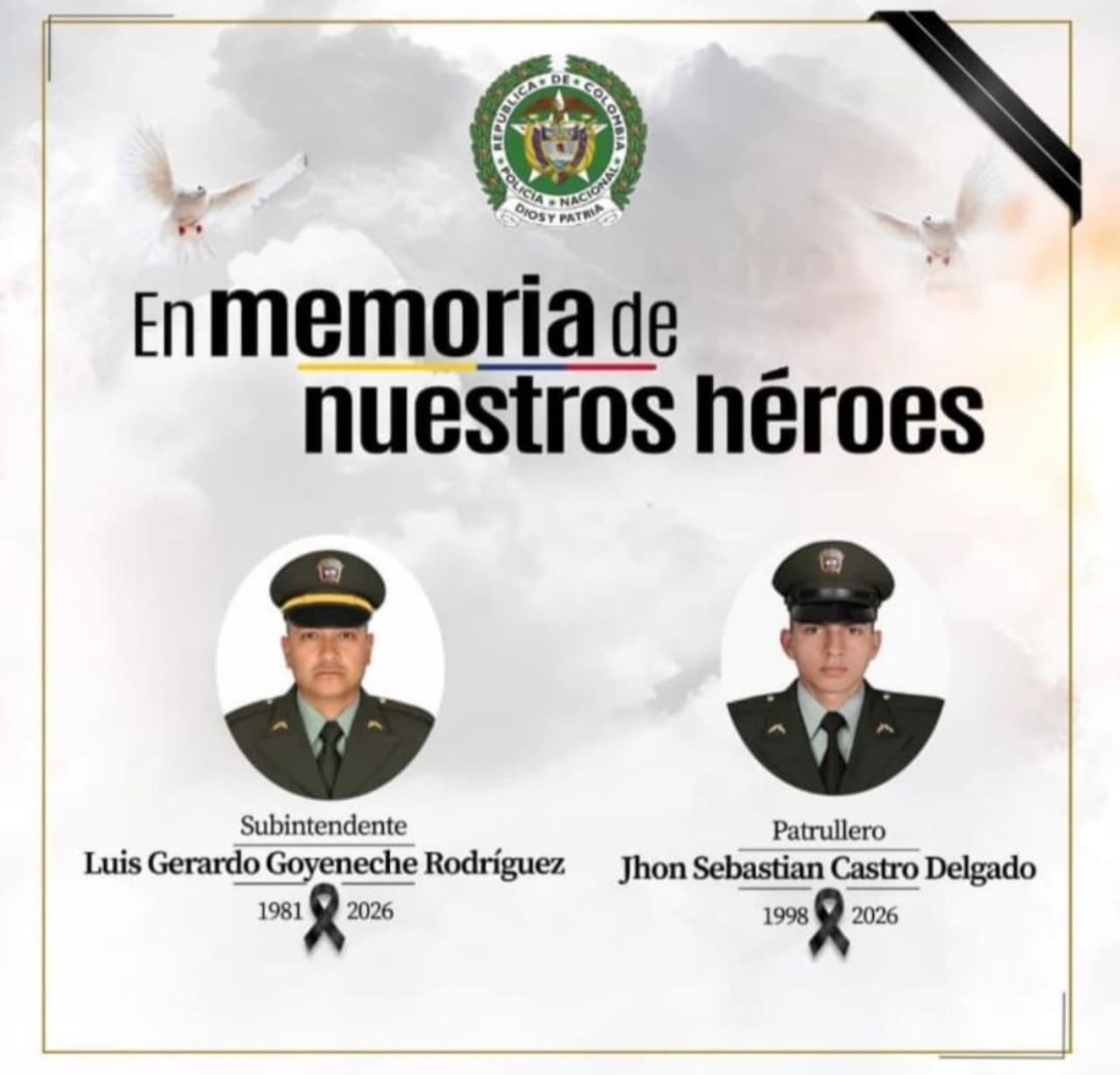Los policías asesinados eran miembros de la Goes.