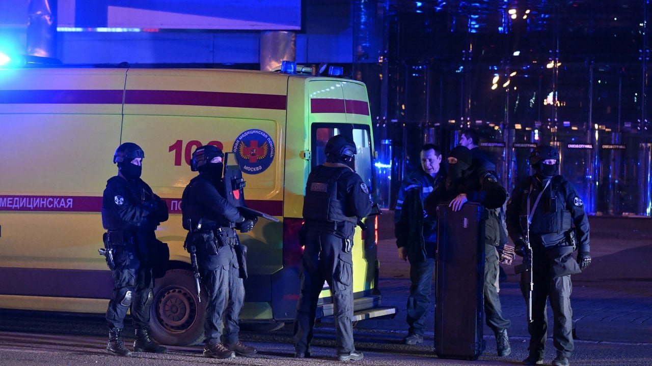 Ataque en sala de conciertos en Moscú