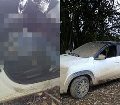 Este macabro hecho sucedió en la mañana de este lunes festivo 17 de noviembre, cuando la comunidad encontró abandonada la camioneta en la que se movilizaban las víctimas.