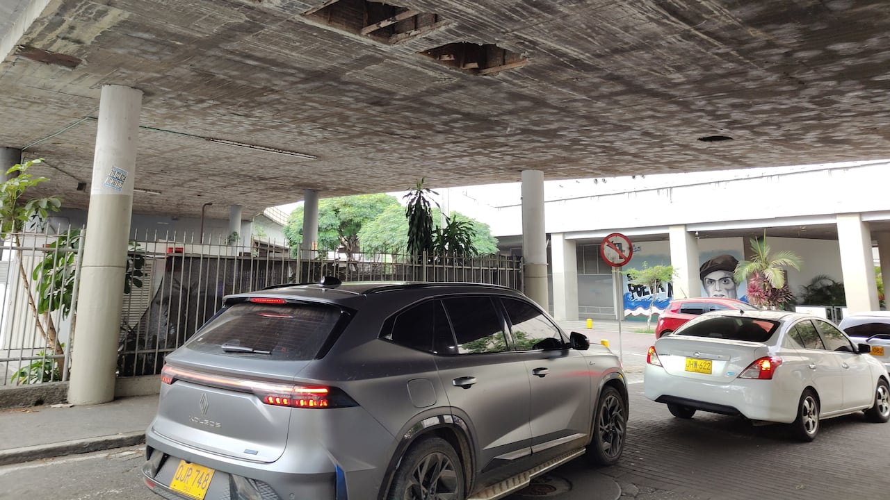 Aunque el desgaste en la cara inferior del puente genera inquietud entre los caleños, Infraestructura aseguró que la estabilidad de la estructura no está comprometida.