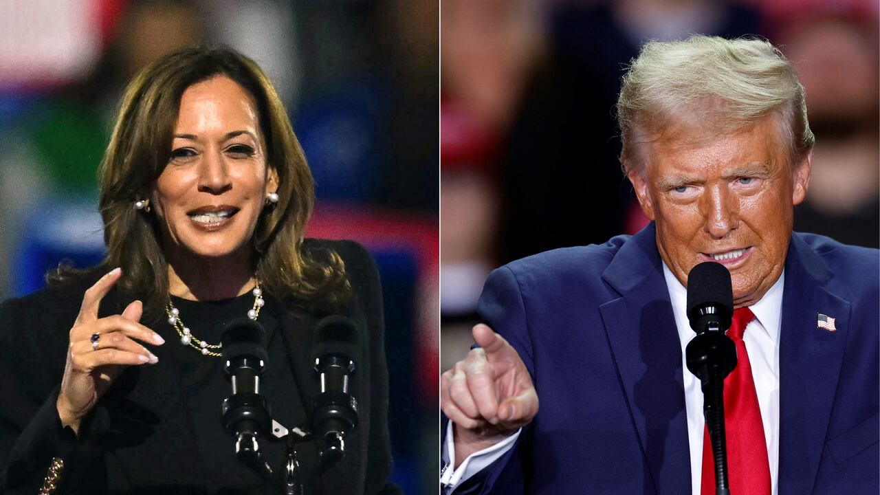 Kamala Harris y Donald Trump.