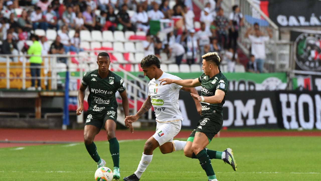 Imagen del compromiso entre Once Caldas y Deportivo Cali.