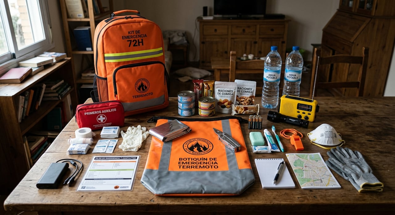 Kit de emergencia para terremotos