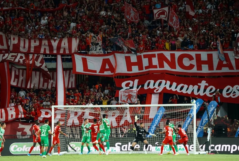 Imagen del partido entre América de Cali y Atlético Nacional por la fecha 4 del segundo de la Liga Colombiana 2026.