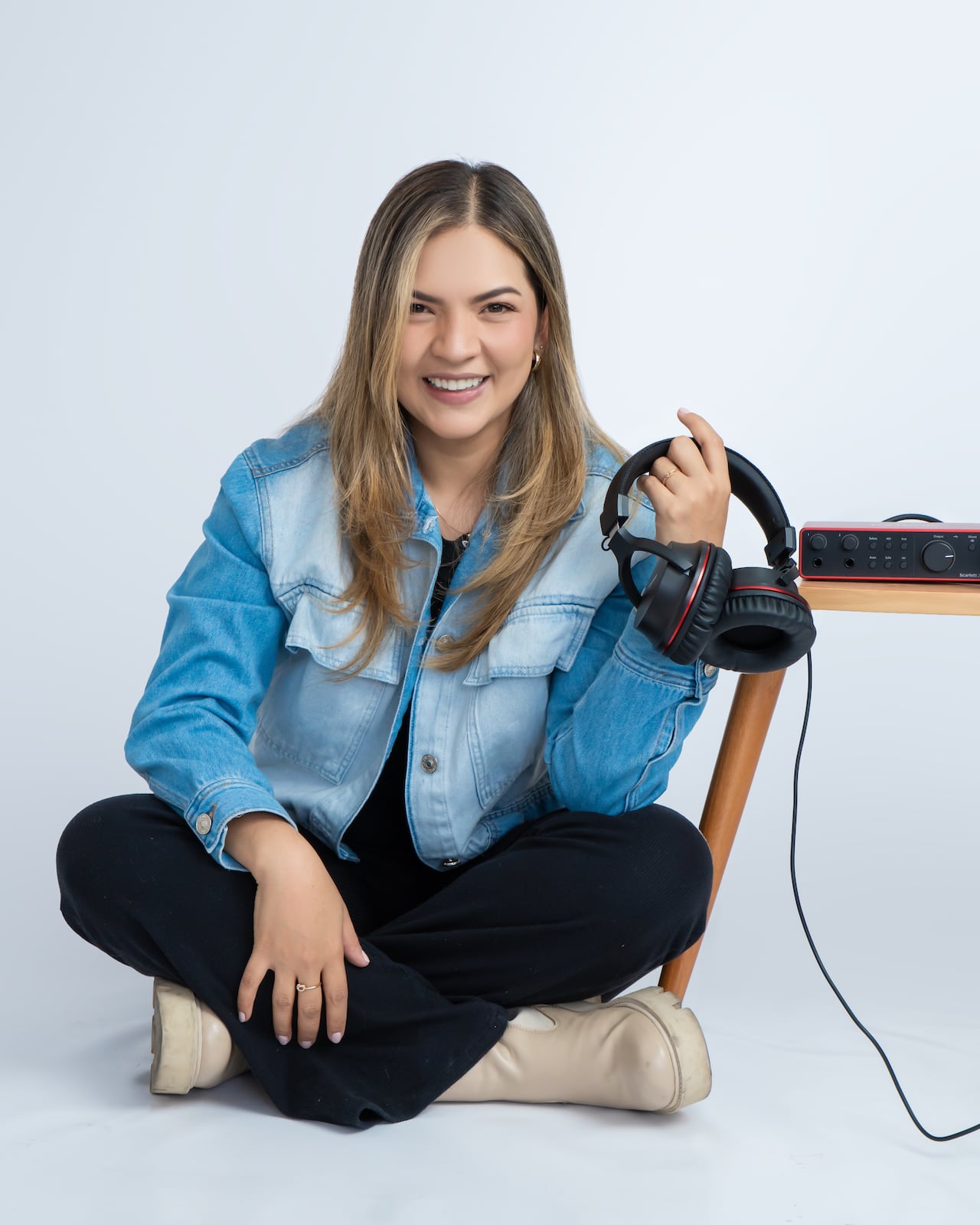 María José Arteaga, la voz que alaba y canta a Dios.