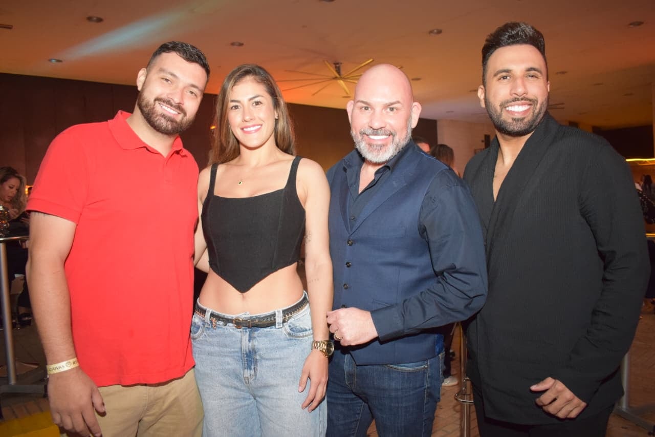 Daniel Herrera, Valentina Sánchez, Israel Blanco y Juan Fernando Rosa.