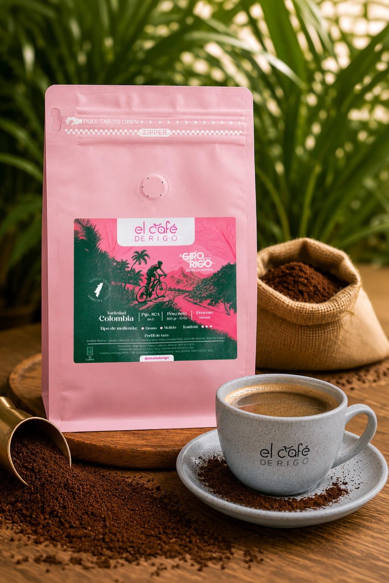 39 Coffee, la marca del Valle que estará en el Giro de Rigo.