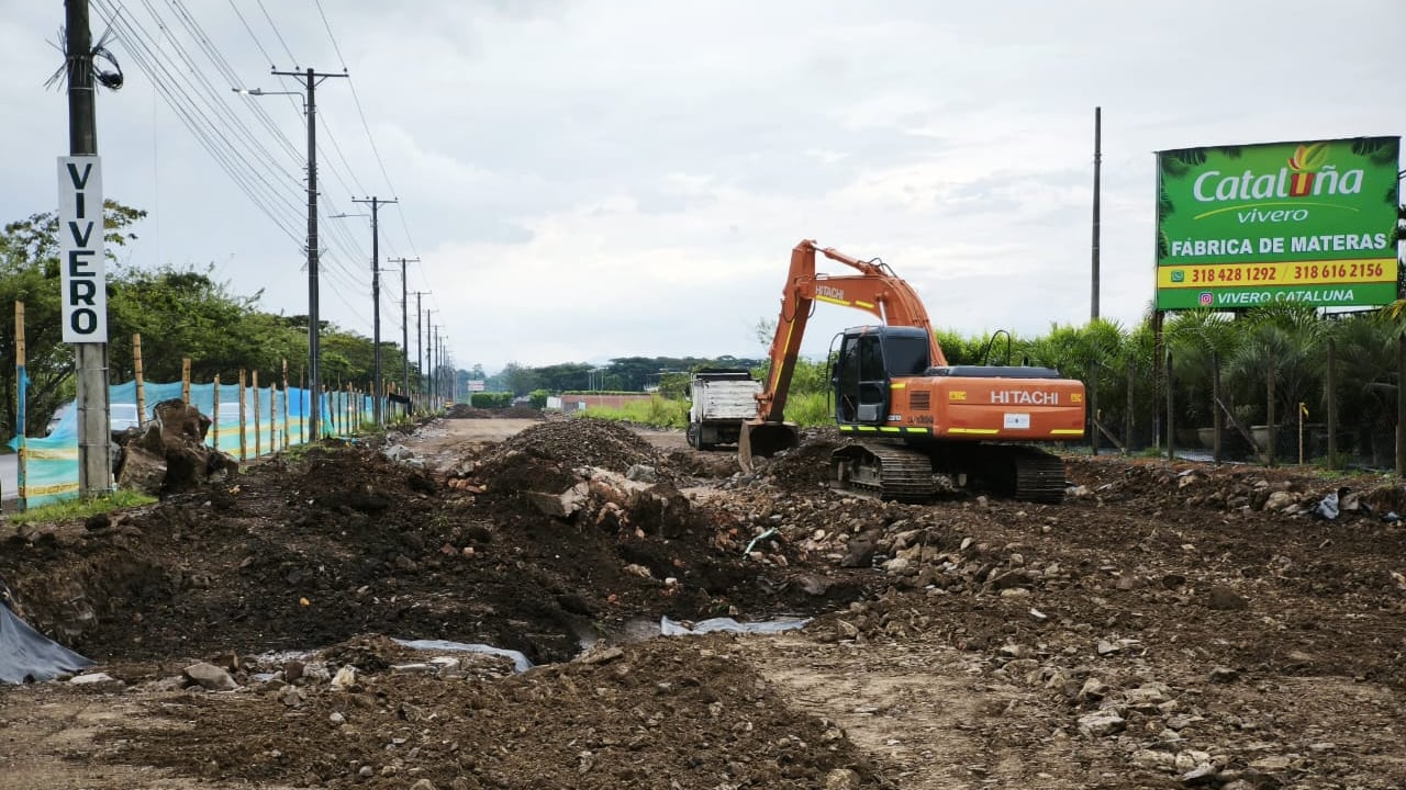 Son cerca de 14 retroexcavadoras las que están trabajando en esta obra, según la Gobernación del Valle.