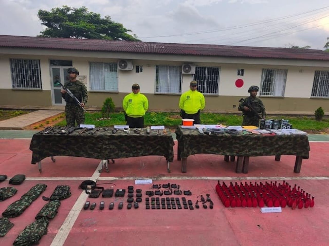 Operaciones adelantadas en la vereda Mata Arriba, municipio de Remedios, nordeste de Antioquia.