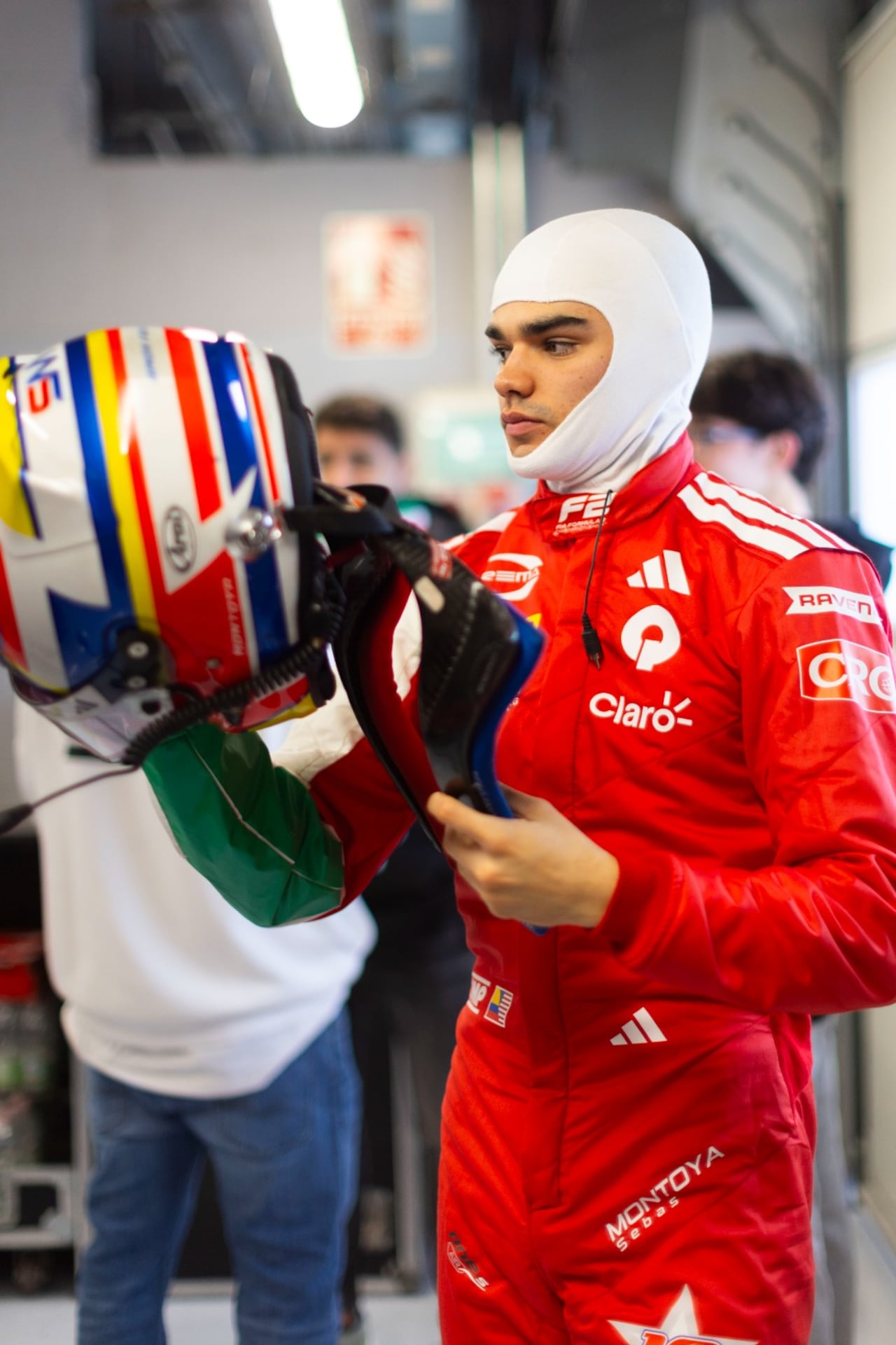 Sebastián Montoya previo a su carrera del pasado fin de semana en el Gran Premio de Australia 2026.