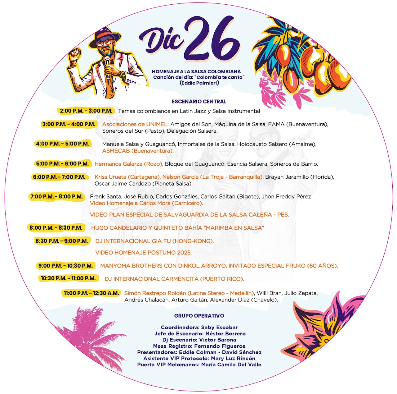 Cinco días para los melómanos: así será la programación del encuentro salsero en Cali