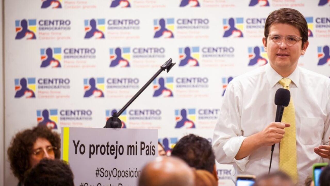 Miguel Uribe Turbay se consolidó como una de las voces clave del Centro Democrático.