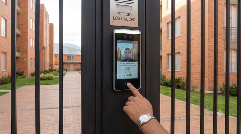 Sistemas de reconocimiento facial en porterías deberán contar con alternativas de acceso para los residentes.