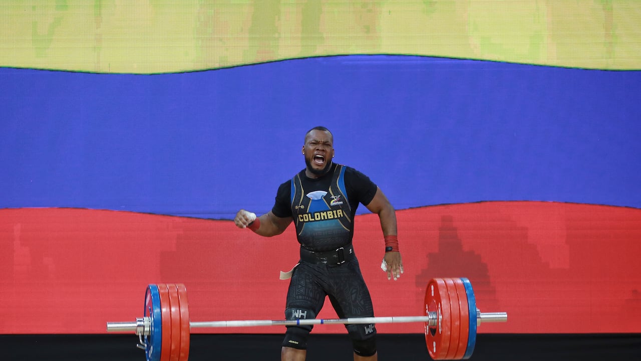 El chocoano Yeison López sigue demostrando su gran nivel de forma. Logró dos oros en los Juegos Bolivarianos 2025.