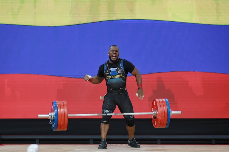 El chocoano Yeison López sigue demostrando su gran nivel de forma. Logró dos oros en los Juegos Bolivarianos 2025.