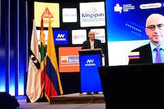 Leonardo Villar, gerente del Banco de la República, participó en el Congreso Colombiano de la Construcción: Foto suministrada por Camacol.