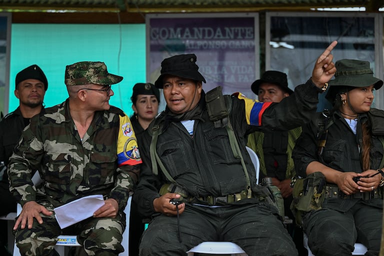 Iván Mordisco y Alexander Díaz Mendoza, alias Calarcá