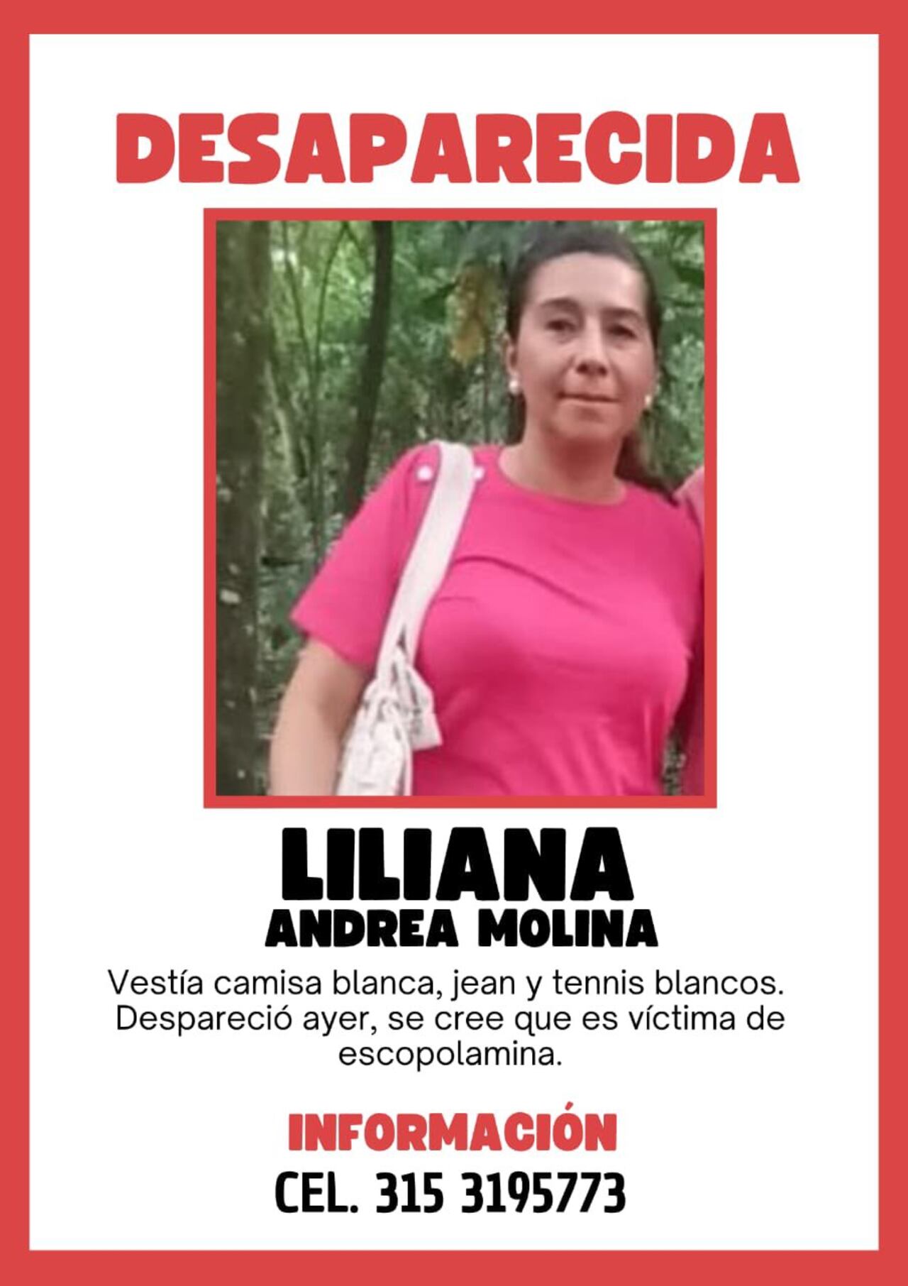 De acuerdo con información recopilada por las autoridades, la mujer habría llegado por sus propios medios al Terminal de Transportes.