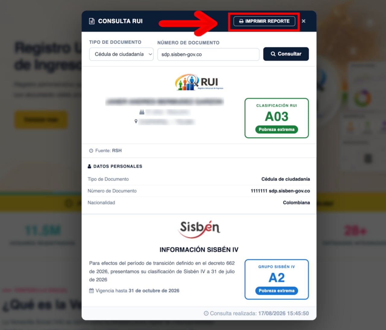 Así puede descargar el certificado del RUI