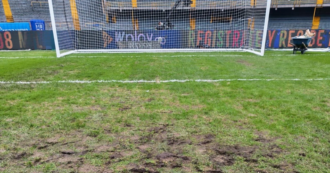 Imagen de la gramilla de El Campín, 2 de febrero 2026.