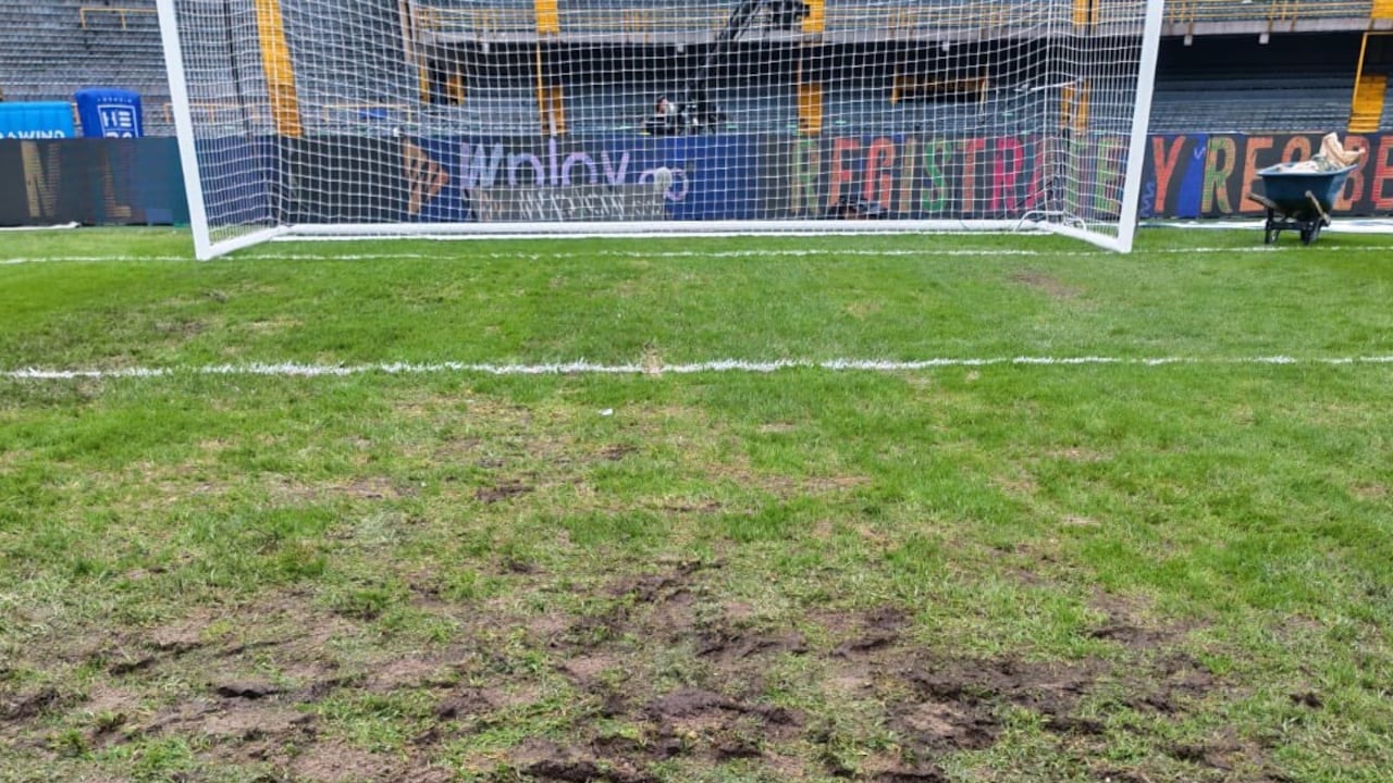 Imagen de la gramilla de El Campín, 2 de febrero 2026.