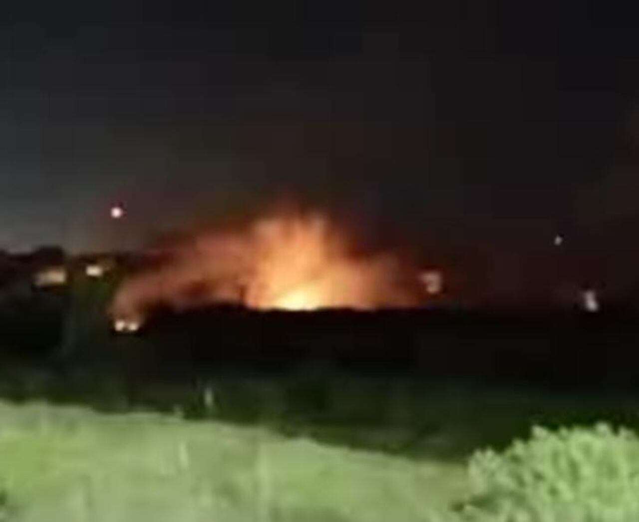 El incendio se presentó cerca de un humedal en Soacha.