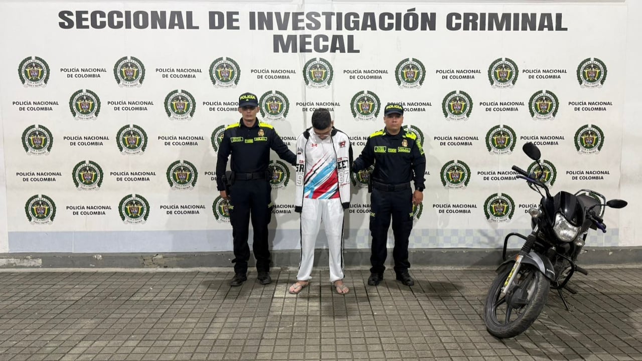El sujeto fue puesto a disposición de las autoridades.