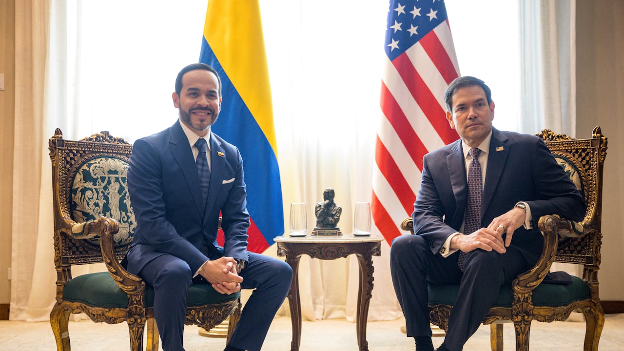 Abelardo De La Espriella y Marco Rubio, secretario de Estado de Estados Unidos.