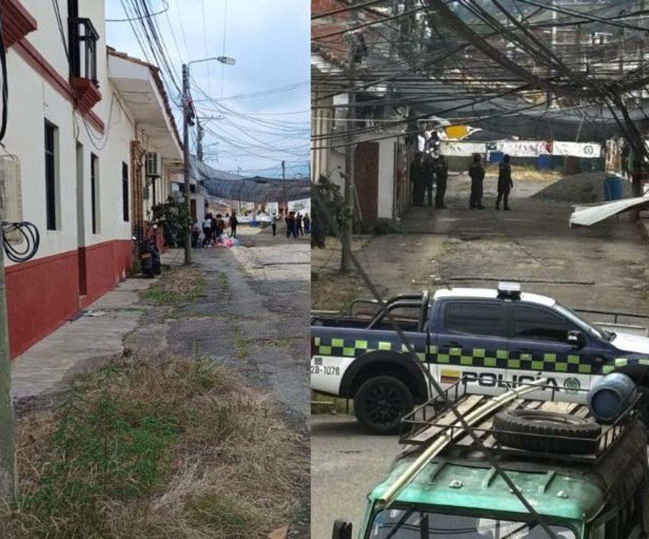 Este ataque obligó a que las personas se alejaran inmediatamente de la zona donde está ubicada esta estación de Policía.