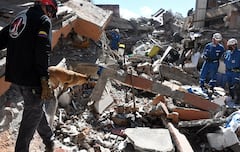 Terremoto en Cali, edificio Torres del Limonar en el sur de la ciudad, con magnitud 7.2 de escala de Richter, epicentro en San José del Palmar en Choco, Foto José L Guzmán. El País.