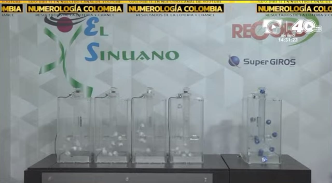 El chance Sinuano realizó su sorteo nocturno correspondiente a este 8 de enero.