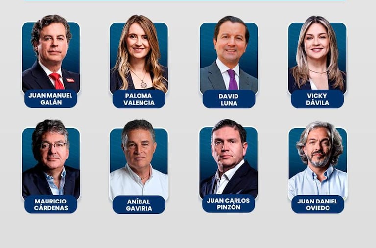 Estos serán los candidatos que estarán presentes en el primer debate.