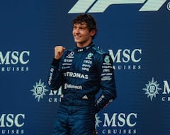 Kimi Antonelli tiene 20 años y puede ser campeón de la fórmula 1 este domingo q de noviembre. Fotos redes del corredor.