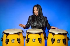 Alexandra Albán, percusionista.