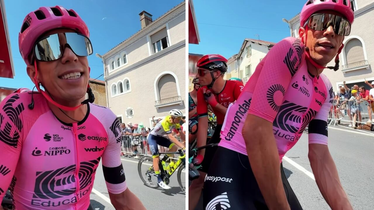 Rigoberto Urán relató un problema de Esteban Chaves en el Tour de Francia 2023.
