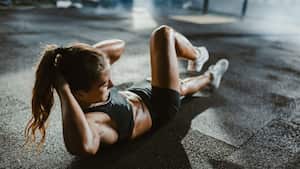 Abdominales para tener un vientre plano.