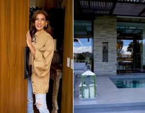 Andrea Serna se mostró emocionada mientras recorría su lujosa casa