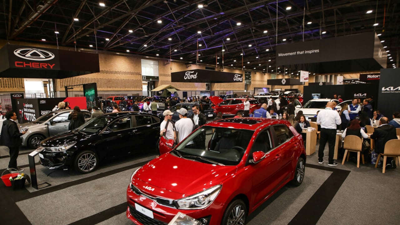 Eventos como el salón de automóviles son clave para impulsar las ventas. Foto: Colprensa.