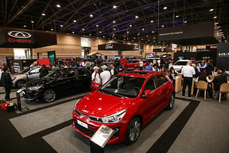 Eventos como el salón de automóviles son clave para impulsar las ventas. Foto: Colprensa.