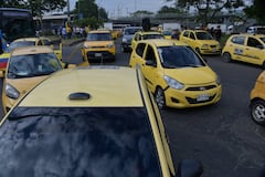 Operación tortuga y protestas de taxistas en el norte de Cali sector sameco