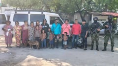El operativo permitió rescatar a 17 integrantes de una comunidad indígena que permanecían confinados desde el 14 de junio y activar la atención institucional para los menores afectados.