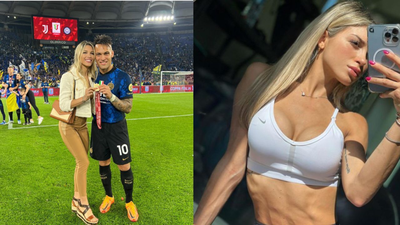 Agustina Gandolfo ha estado presente en varios estadios de la Copa del Mundo luciendo el dorsal 22 que identifica a su esposo.