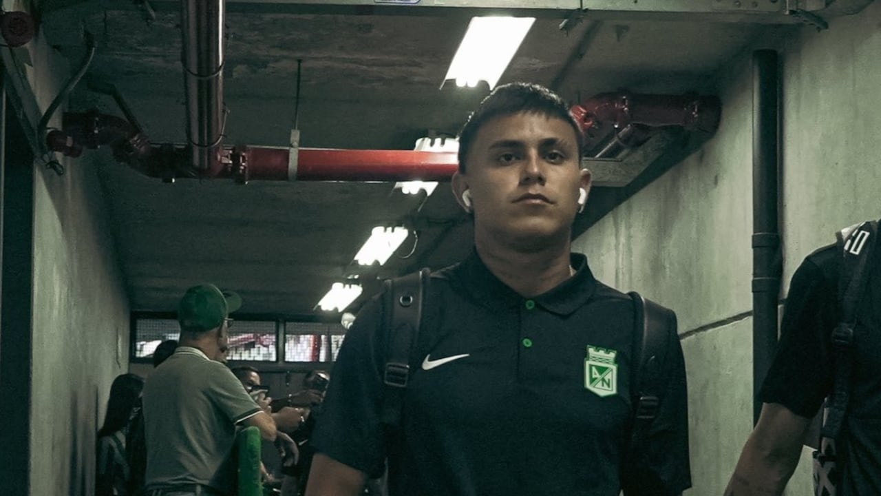 Nicolás Rodríguez, jugador de Atlético Nacional.