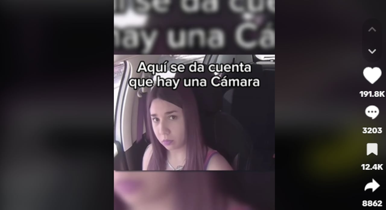 La joven chilena agredió verbal y físicamente al conductor de Uber, a quien incluso llegó a amenazar.